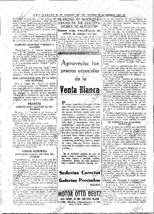 ABC MADRID 10-02-1953 página 20