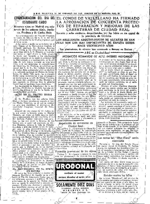 ABC MADRID 10-02-1953 página 23