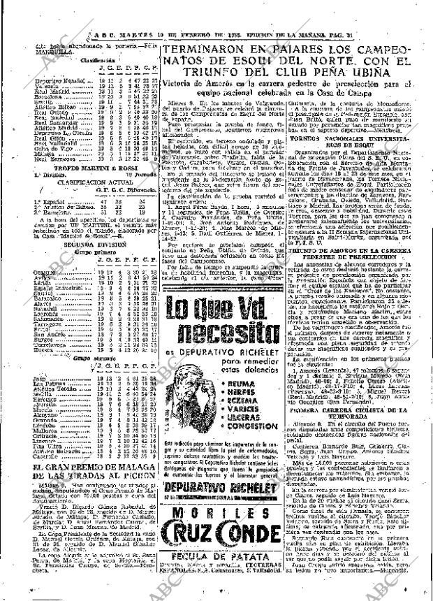 ABC MADRID 10-02-1953 página 31