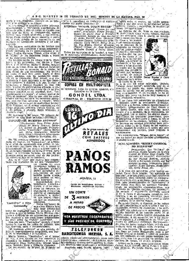 ABC MADRID 10-02-1953 página 36