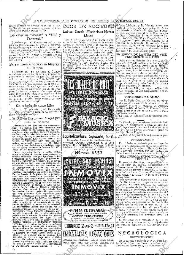 ABC MADRID 11-02-1953 página 16