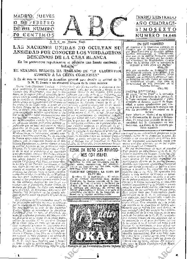 ABC MADRID 12-02-1953 página 15