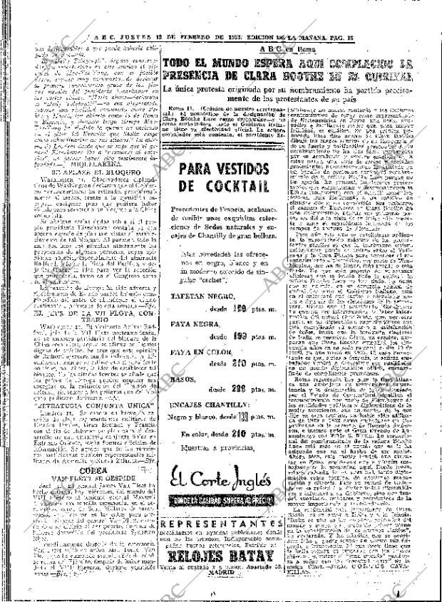 ABC MADRID 12-02-1953 página 18