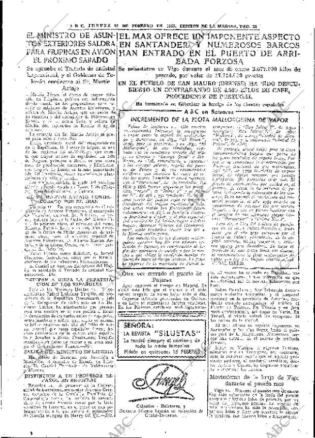 ABC MADRID 12-02-1953 página 21
