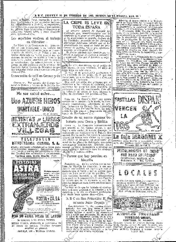 ABC MADRID 12-02-1953 página 22