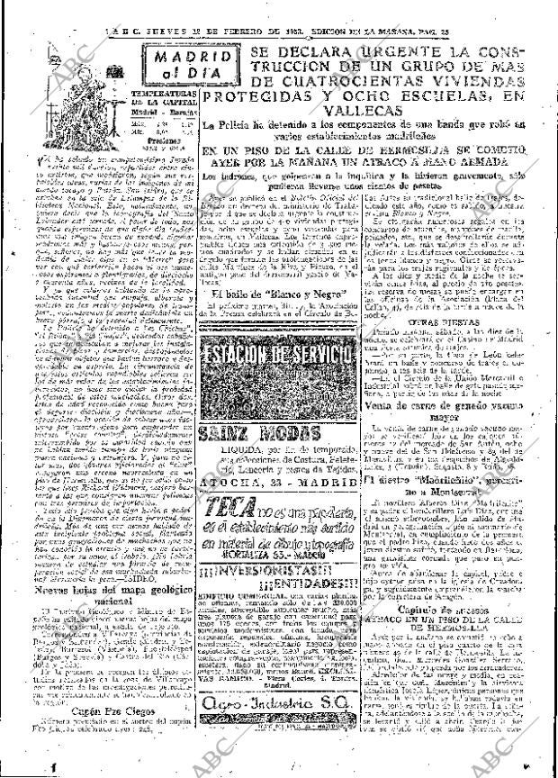 ABC MADRID 12-02-1953 página 25