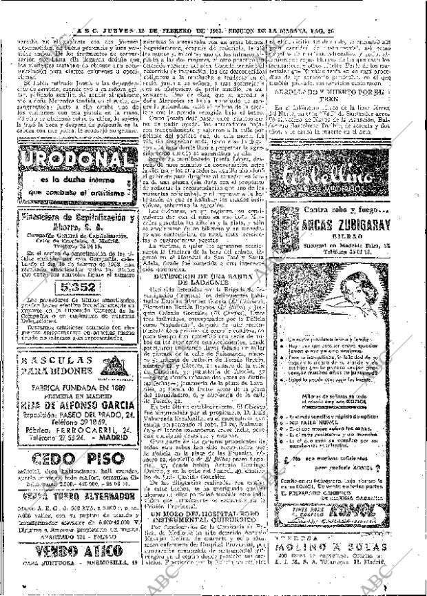 ABC MADRID 12-02-1953 página 26