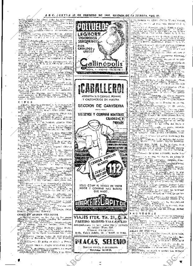 ABC MADRID 12-02-1953 página 33