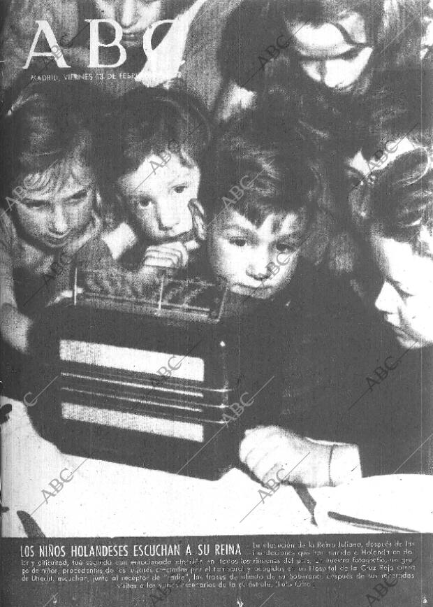 ABC MADRID 13-02-1953 página 1