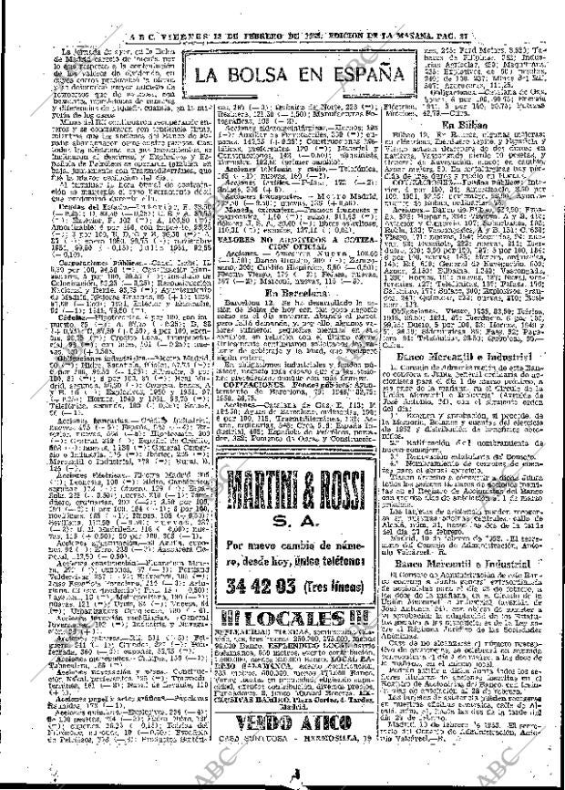 ABC MADRID 13-02-1953 página 27