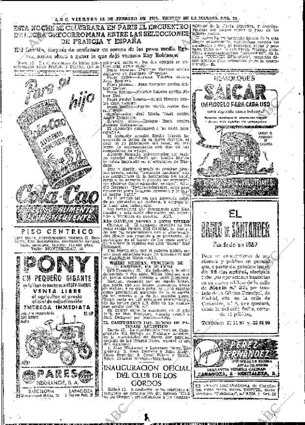 ABC MADRID 13-02-1953 página 30