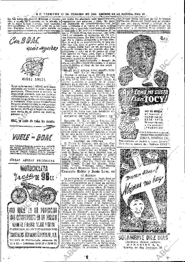 ABC MADRID 13-02-1953 página 32