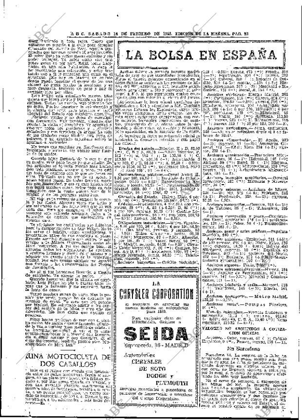 ABC MADRID 14-02-1953 página 23