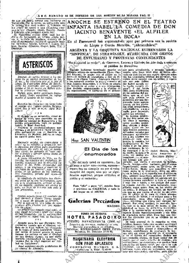 ABC MADRID 14-02-1953 página 27