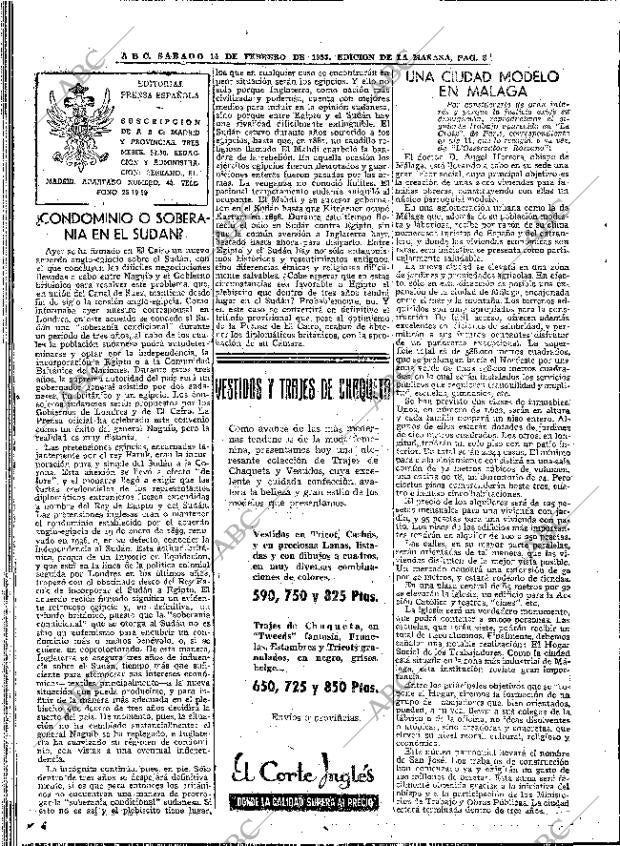 ABC MADRID 14-02-1953 página 8