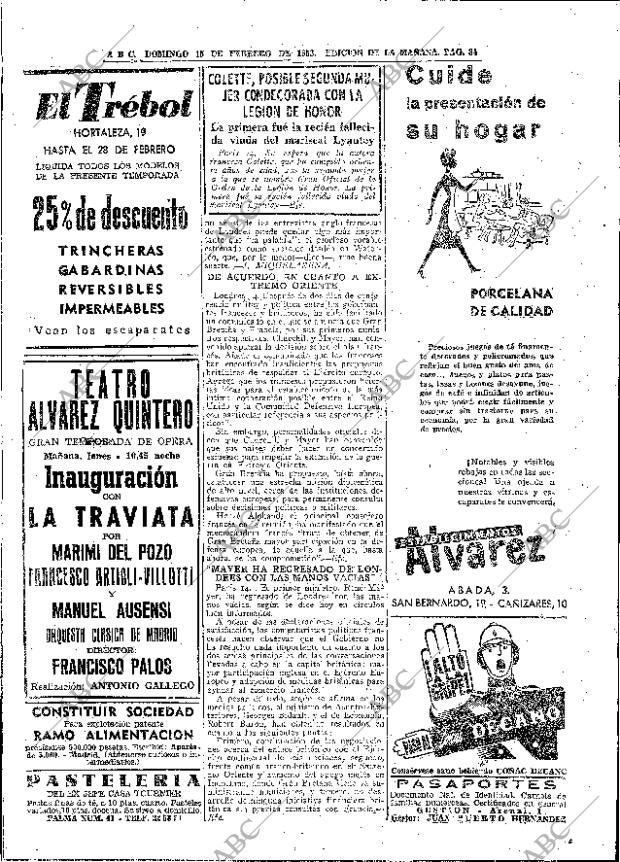 ABC MADRID 15-02-1953 página 34
