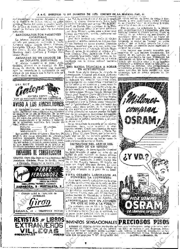 ABC MADRID 15-02-1953 página 44