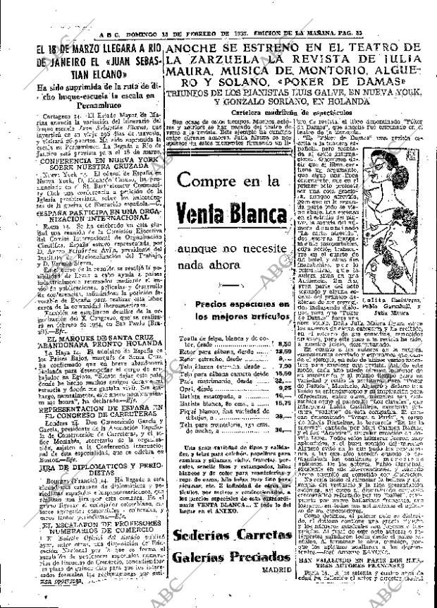 ABC MADRID 15-02-1953 página 53