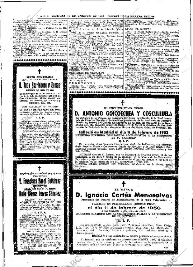 ABC MADRID 15-02-1953 página 56
