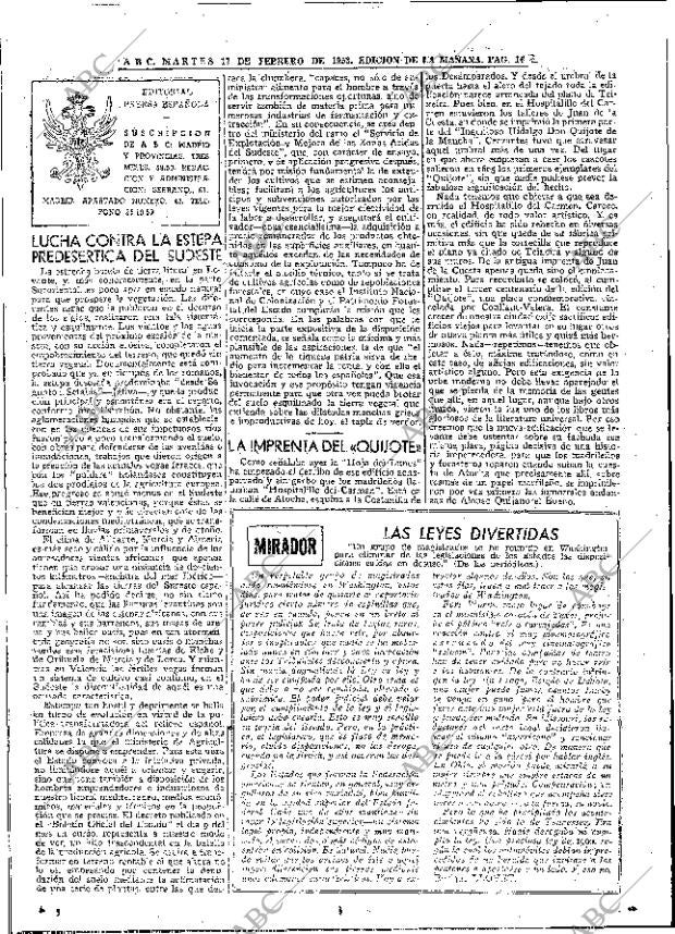 ABC MADRID 17-02-1953 página 16