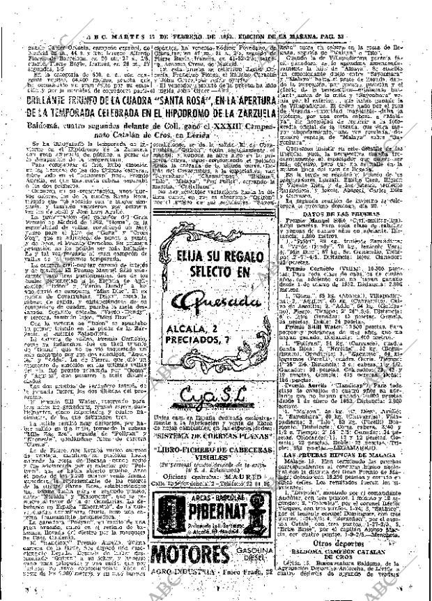 ABC MADRID 17-02-1953 página 33