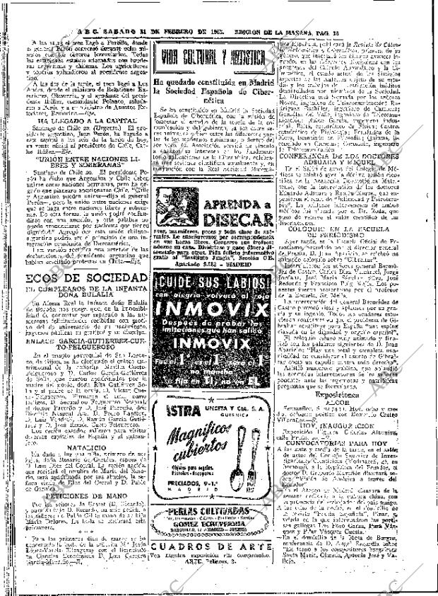 ABC MADRID 21-02-1953 página 14