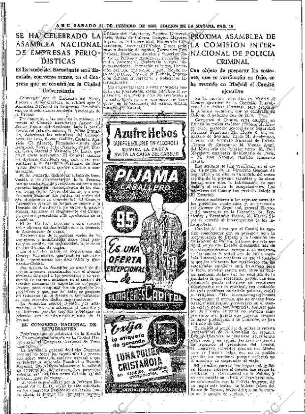 ABC MADRID 21-02-1953 página 16