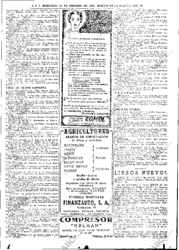 ABC MADRID 25-02-1953 página 25