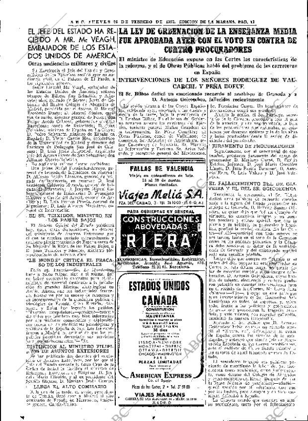 ABC MADRID 26-02-1953 página 17