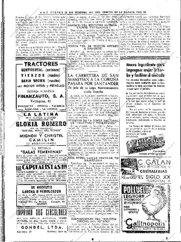 ABC MADRID 26-02-1953 página 26