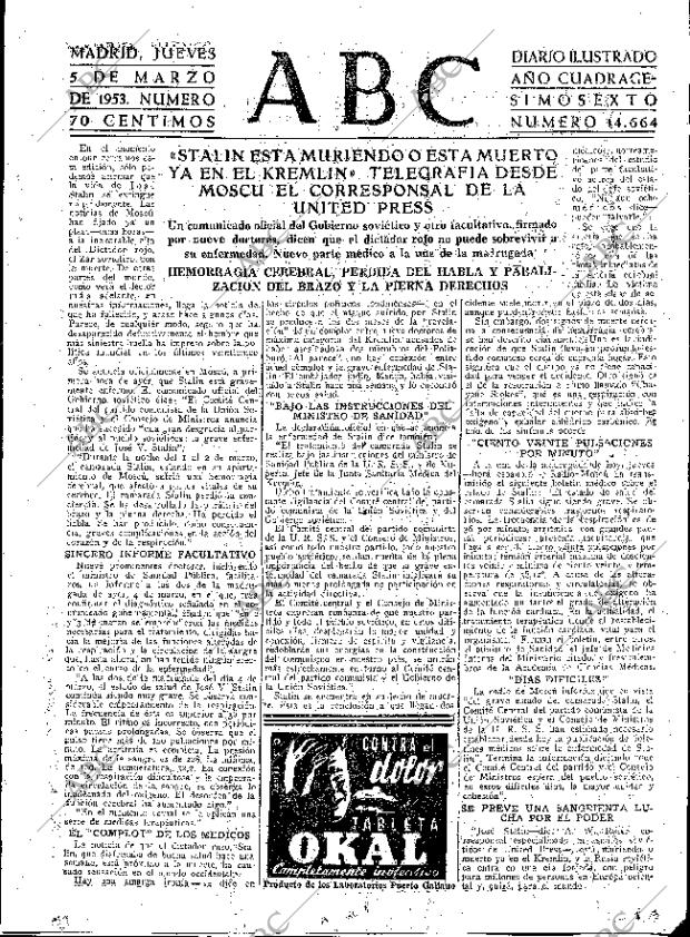 ABC MADRID 05-03-1953 página 15