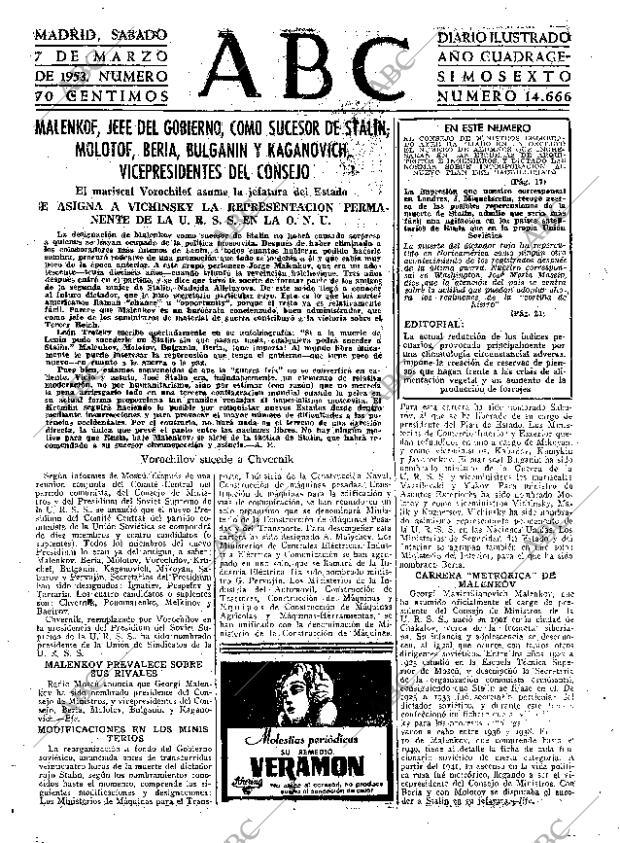 ABC MADRID 07-03-1953 página 15