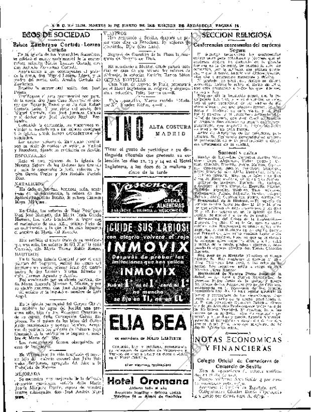 ABC SEVILLA 10-03-1953 página 14