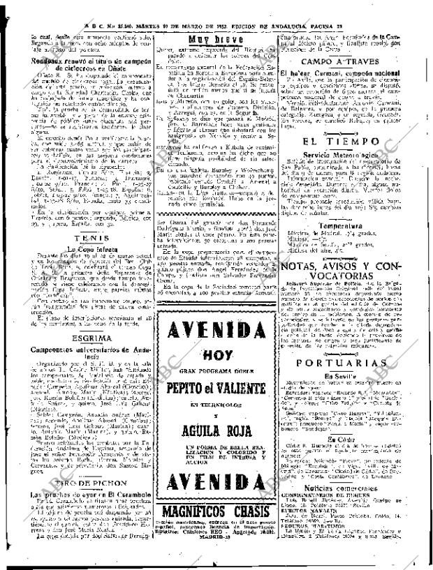 ABC SEVILLA 10-03-1953 página 23