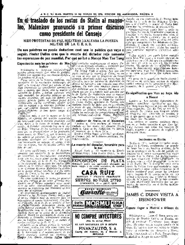 ABC SEVILLA 10-03-1953 página 9