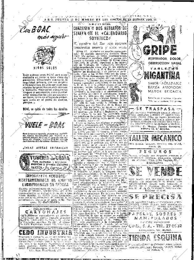 ABC MADRID 12-03-1953 página 22