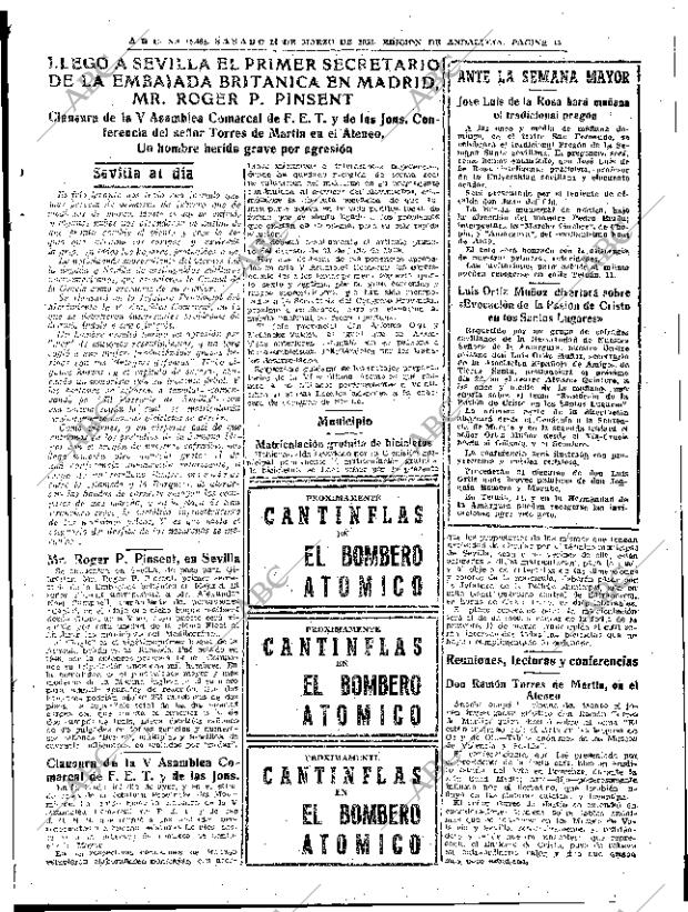 ABC SEVILLA 14-03-1953 página 15