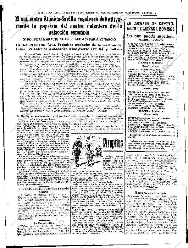 ABC SEVILLA 14-03-1953 página 19