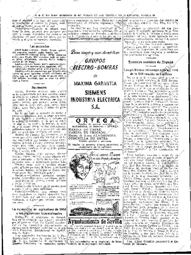 ABC SEVILLA 15-03-1953 página 28