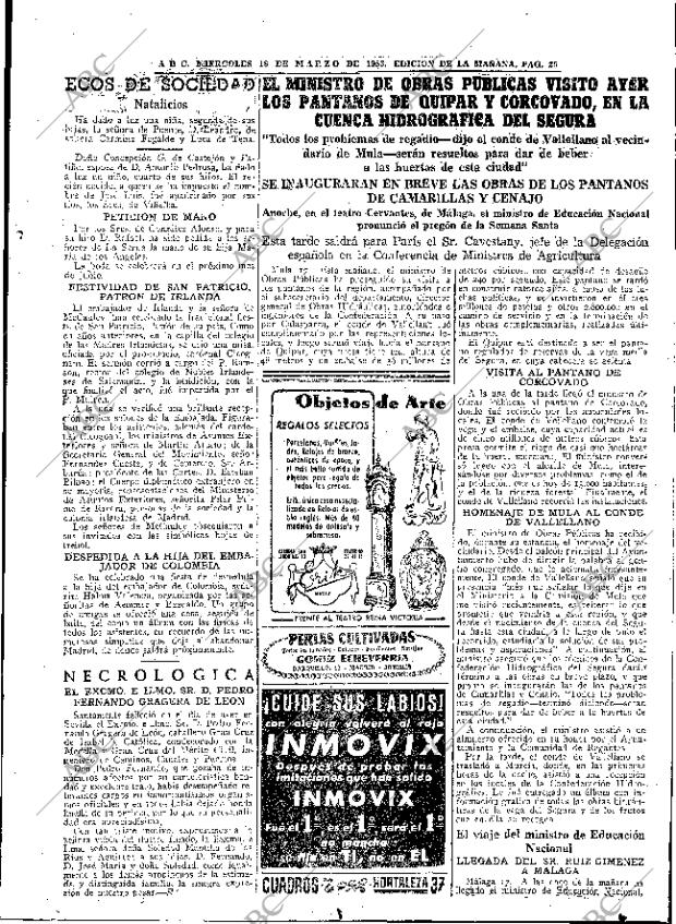 ABC MADRID 18-03-1953 página 25