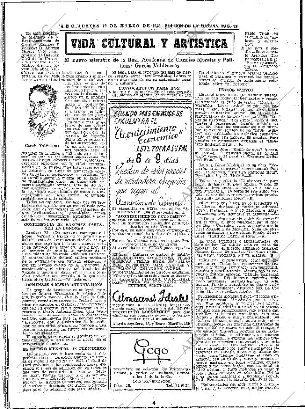 ABC MADRID 19-03-1953 página 28