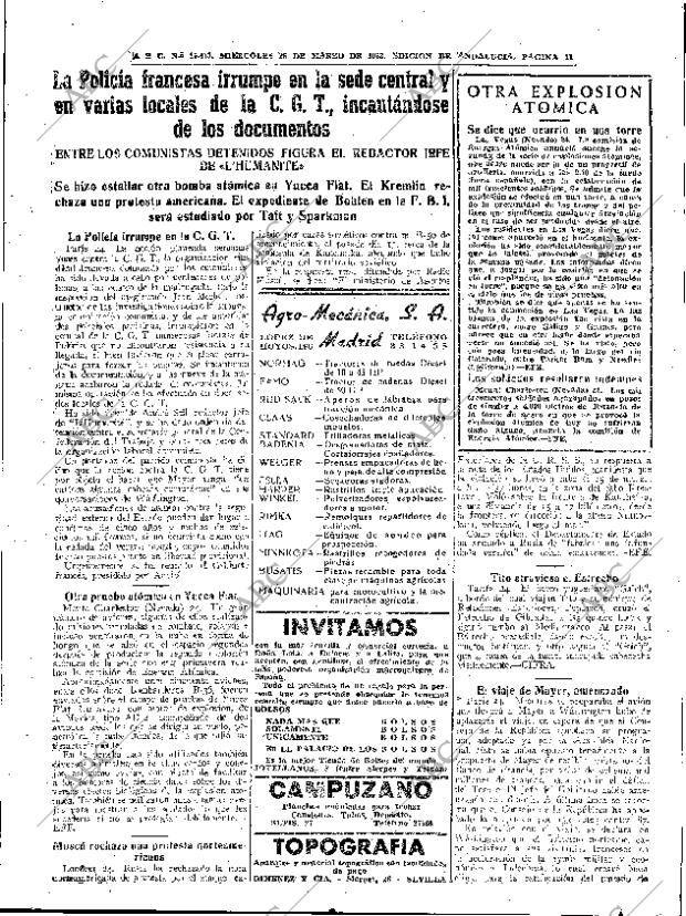 ABC SEVILLA 25-03-1953 página 11