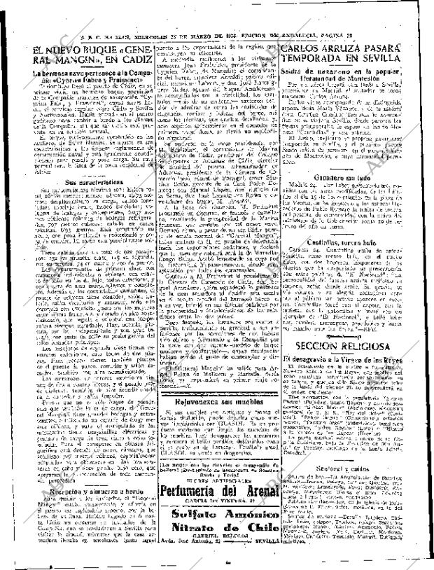 ABC SEVILLA 25-03-1953 página 20