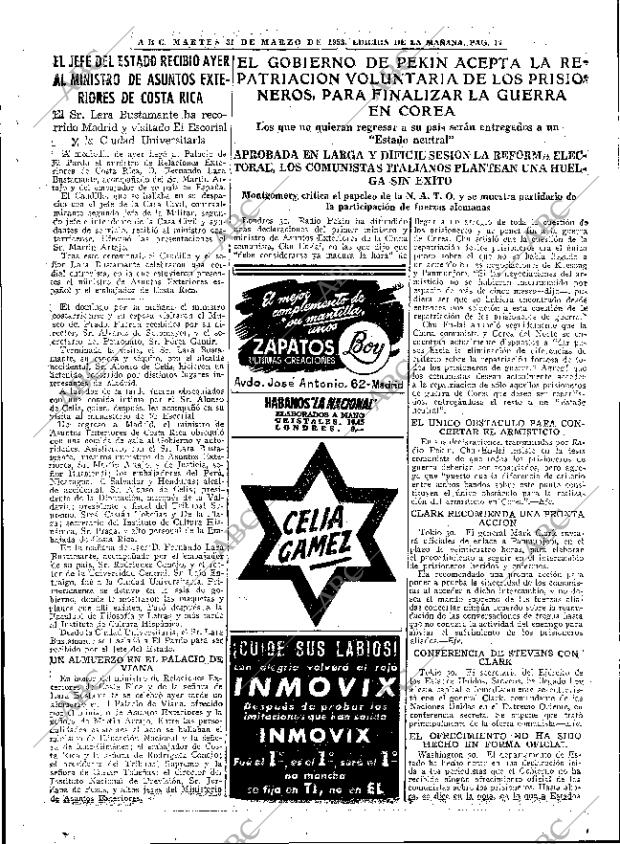 ABC MADRID 31-03-1953 página 17