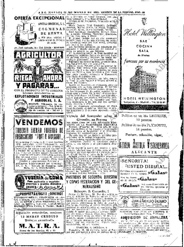 ABC MADRID 31-03-1953 página 30