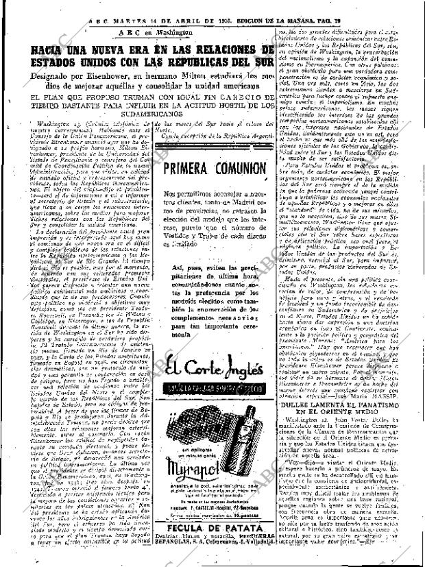 ABC MADRID 14-04-1953 página 13