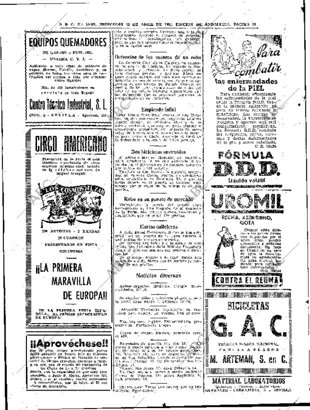 ABC SEVILLA 15-04-1953 página 18