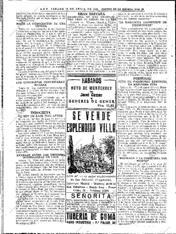 ABC MADRID 18-04-1953 página 22