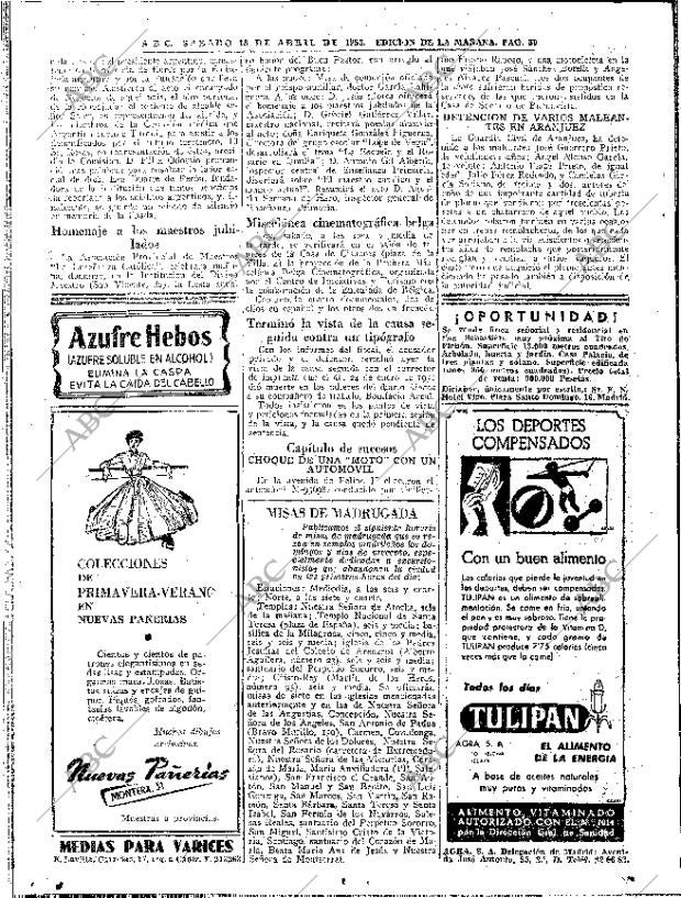 ABC MADRID 18-04-1953 página 30