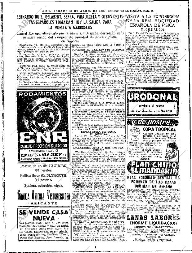 ABC MADRID 18-04-1953 página 36
